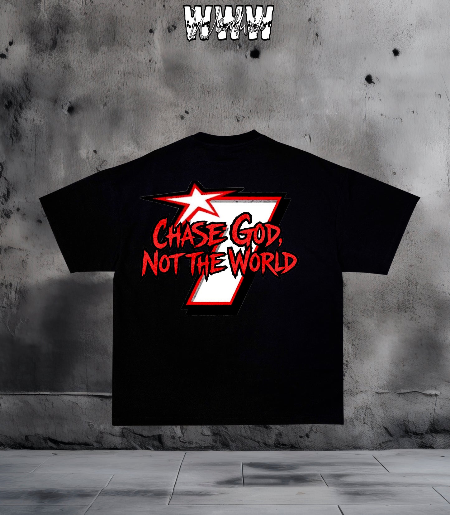 Red WiseSaint Studios Graphic Tee