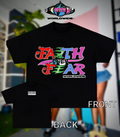 "Faith Over Fear"  BLACK Oversized Graphic Tee