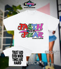 "Faith Over Fear"  White Oversized Graphic Tee