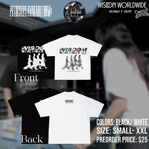 "Wisdom Worldwide" Graphic Tee (Exclusive Release)