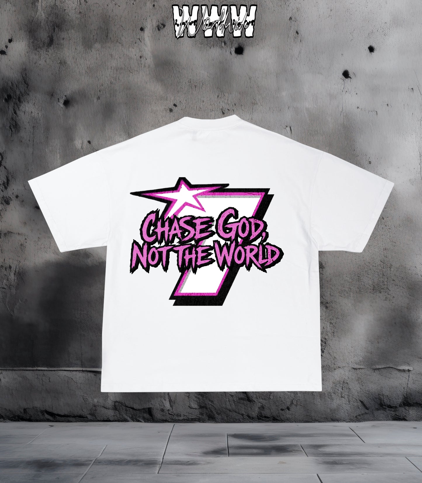 Pink WiseSaint Studios Graphic Tee