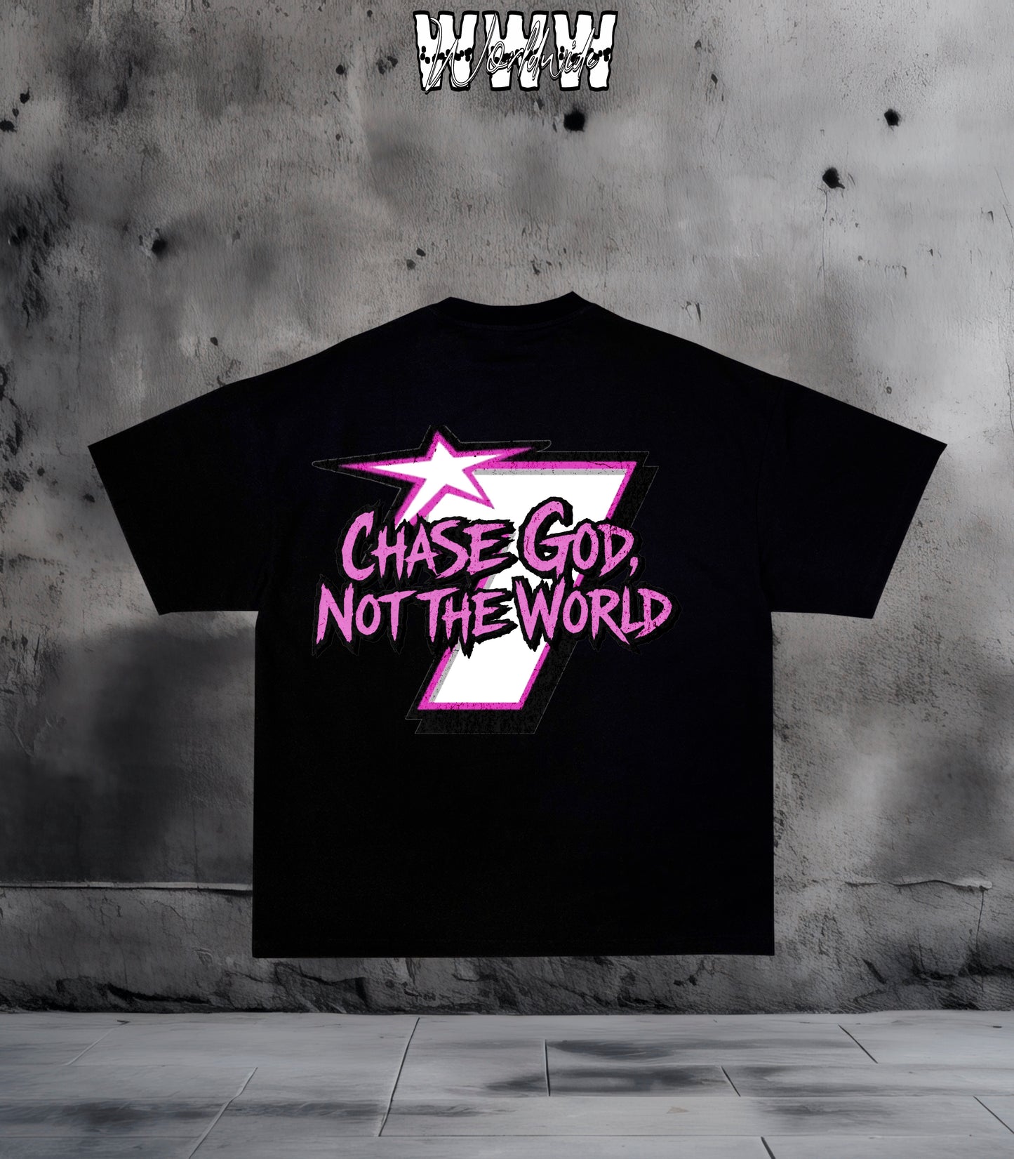 Pink WiseSaint Studios Graphic Tee