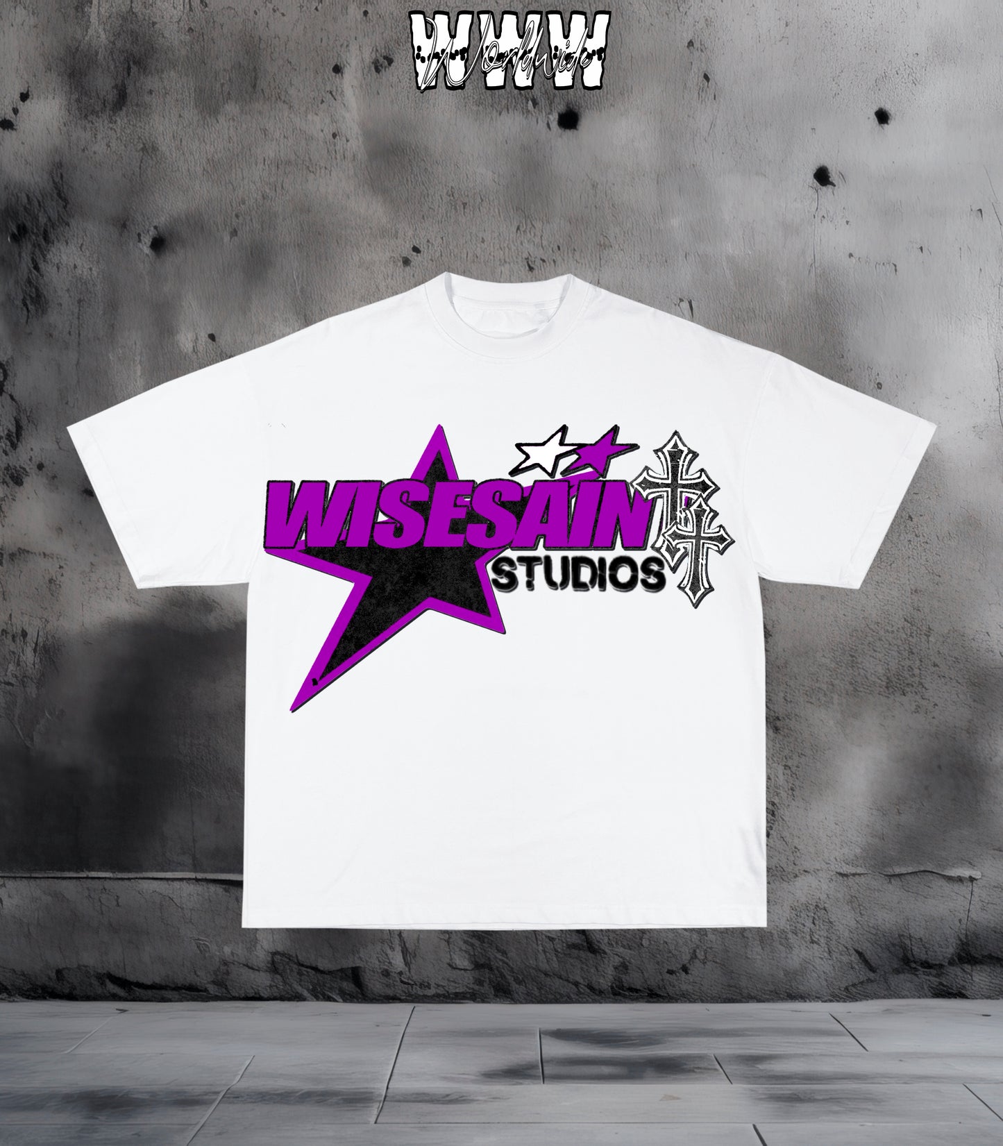 Purple WiseSaint Studios Graphic Tee