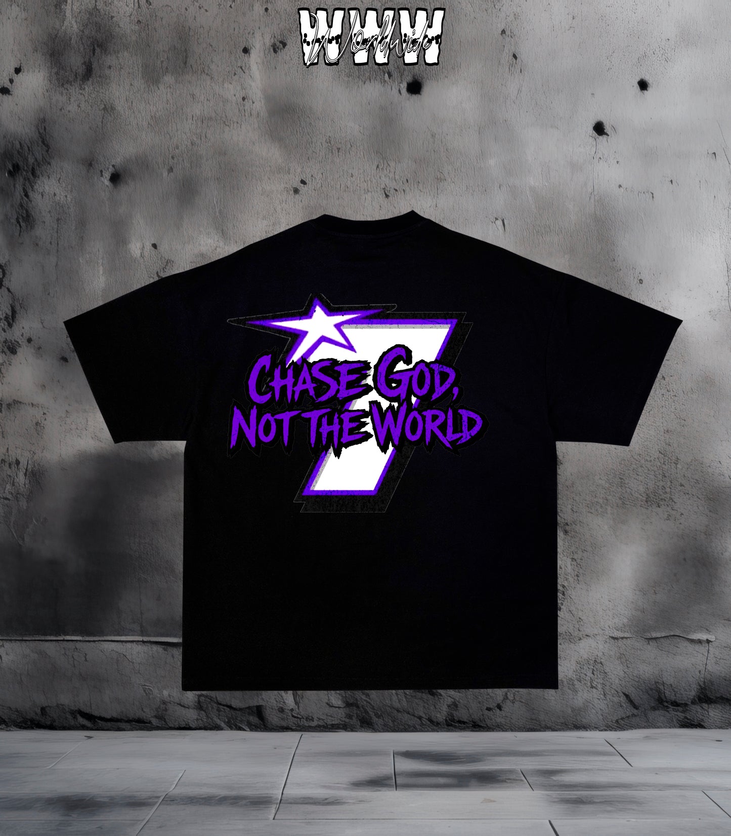 Purple WiseSaint Studios Graphic Tee